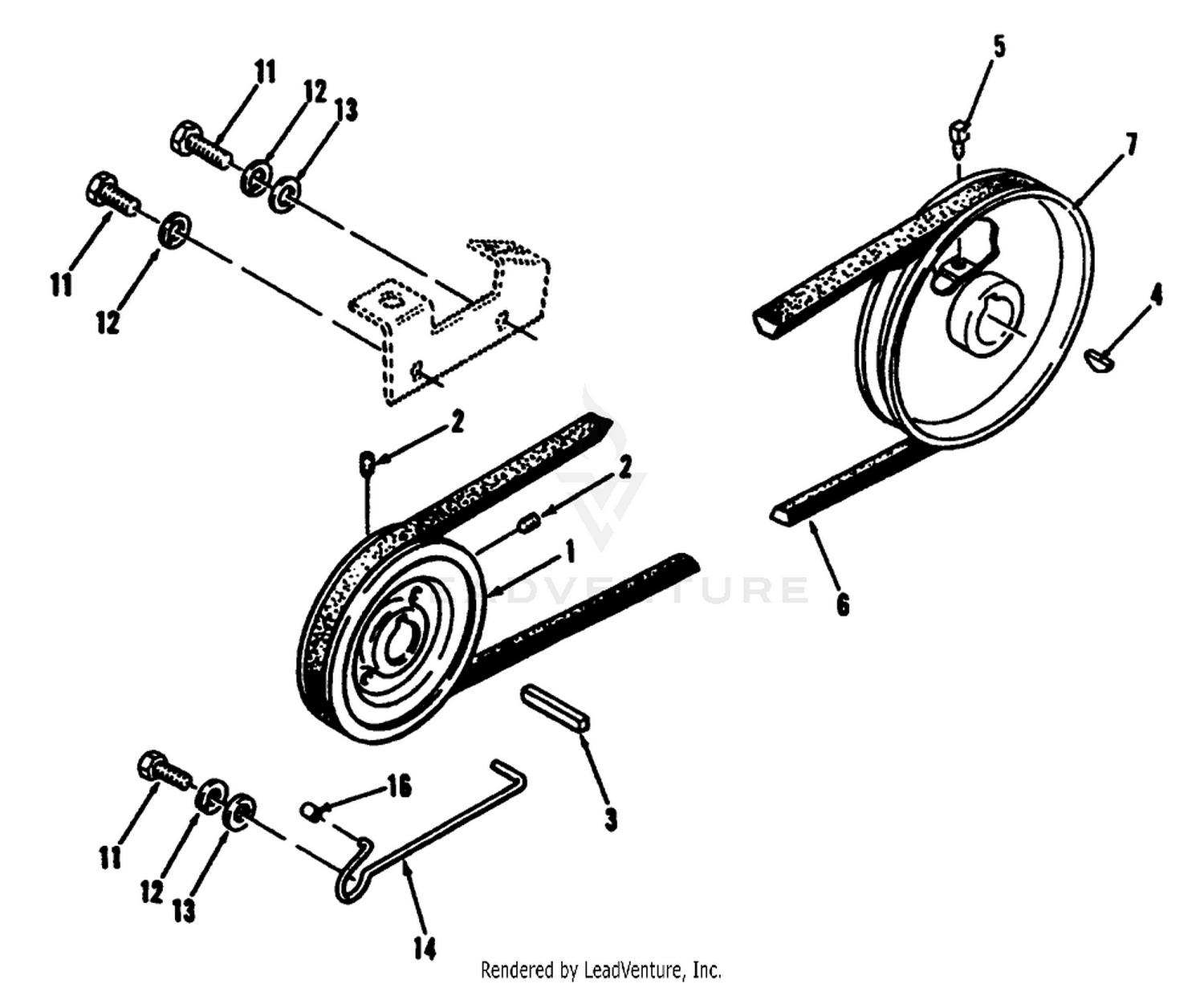 Drive Belt And Pulleys