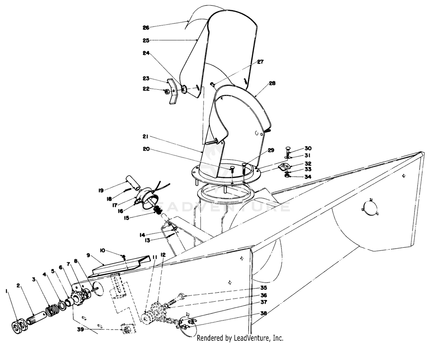 CHUTE ASSEMBLY