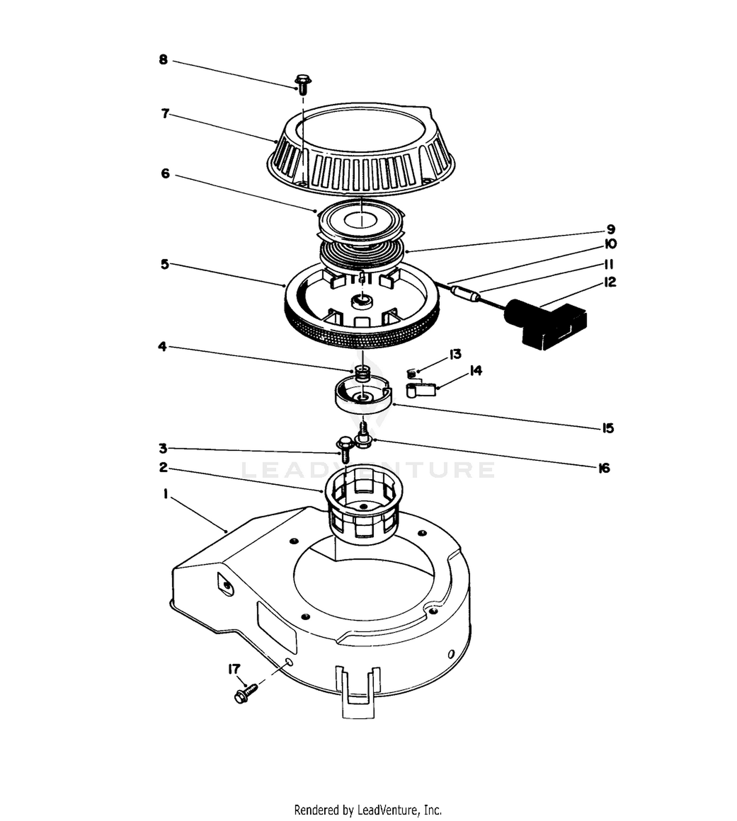 Recoil Assembly (model No. 47ph7)