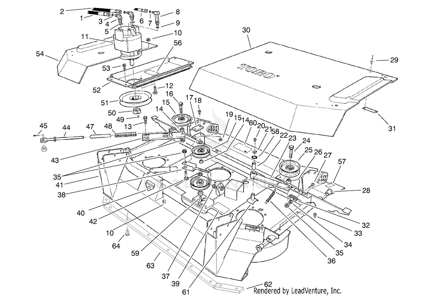 Center Deck Model No. 30592
