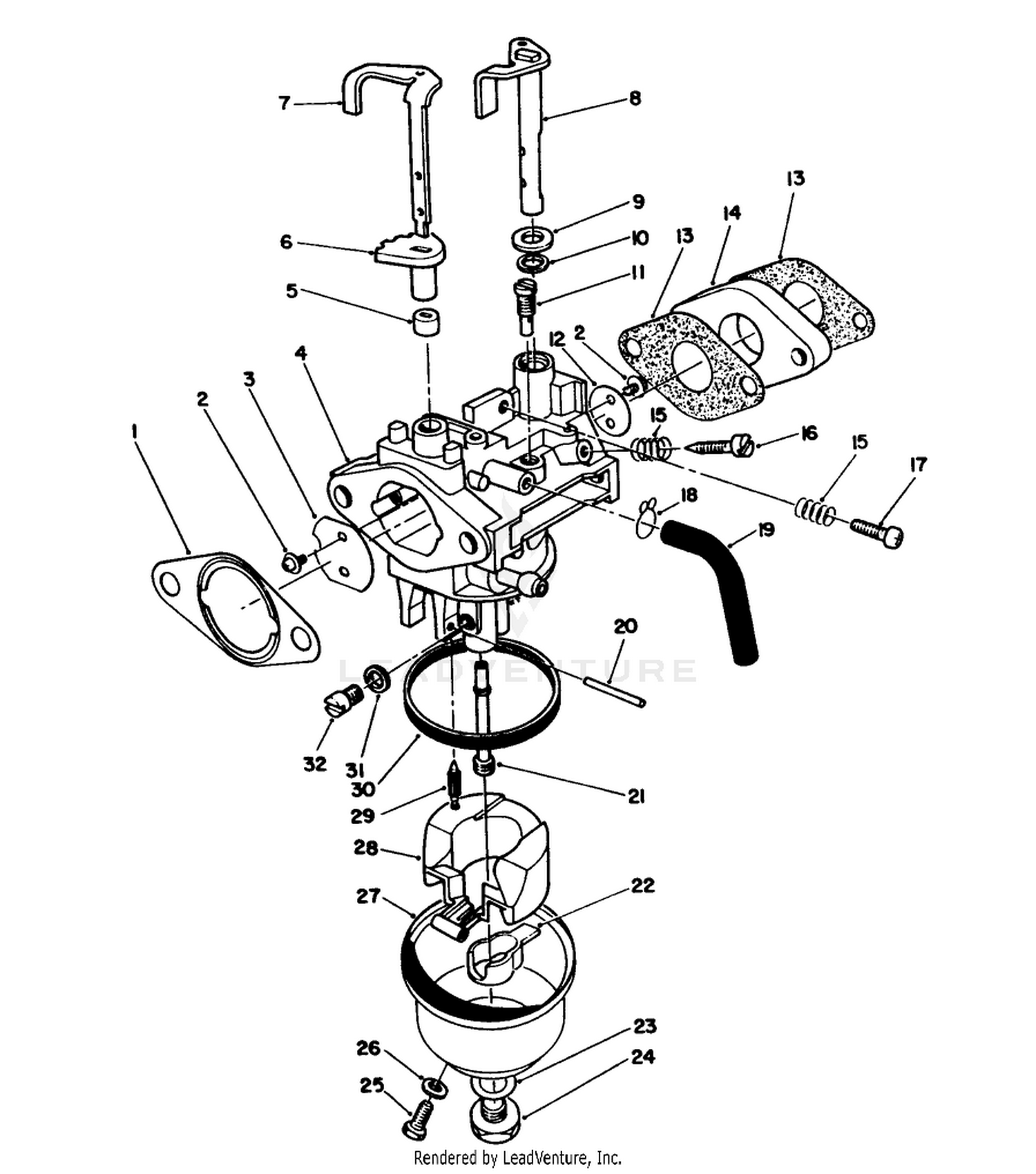 Carburetor Assembly (model No. Vmk9)