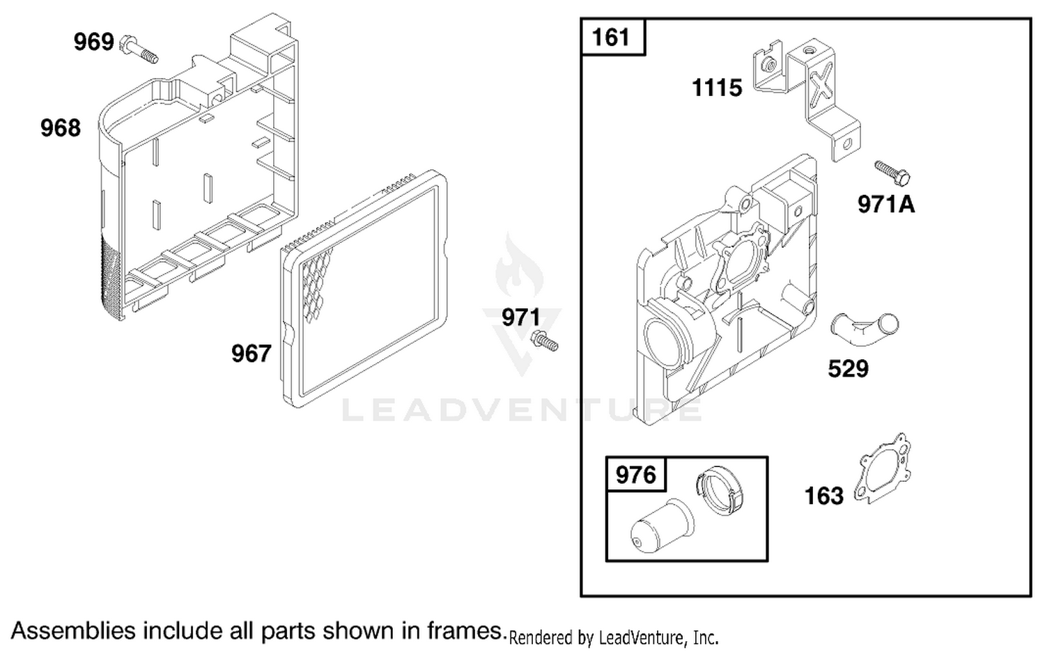 Engine Briggs  Stratton Model 127802-1761-E1 4