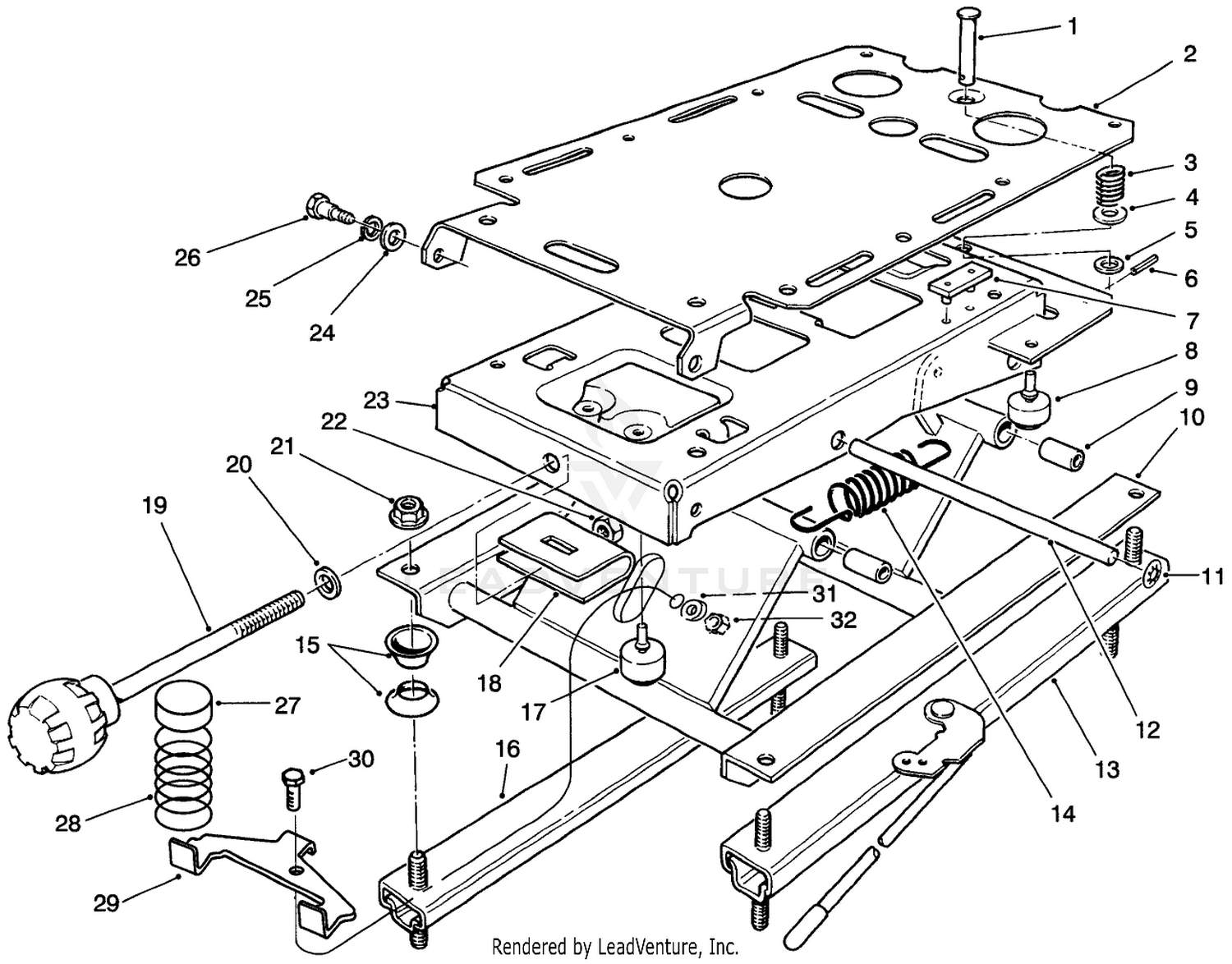 Seat Suspension Assembly