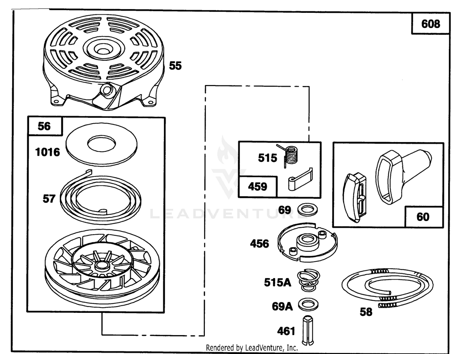 Engine Briggs  Stratton Model 122702-0182-01 6