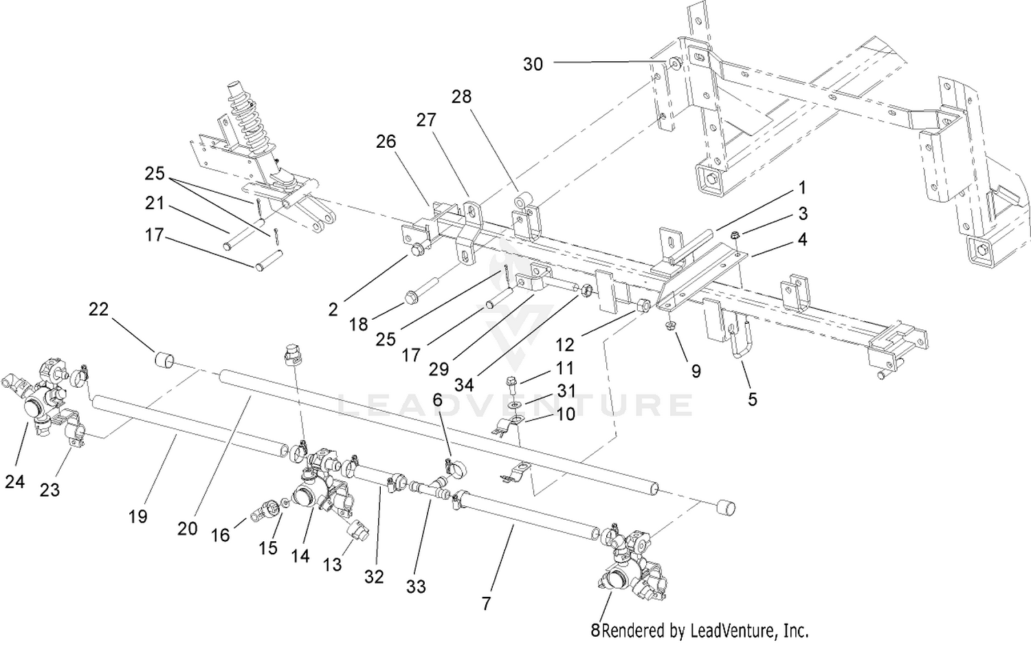 Center Boom Assembly