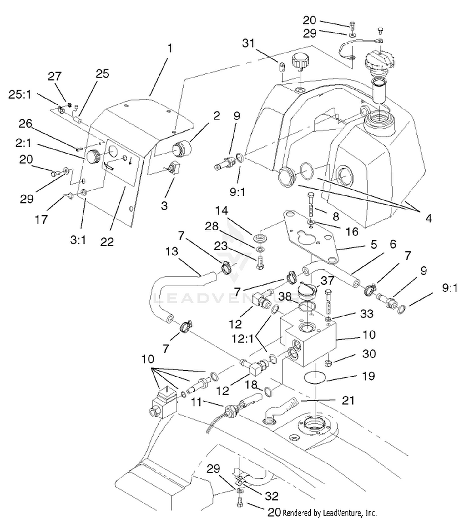 Leak Detector Kit Assembly