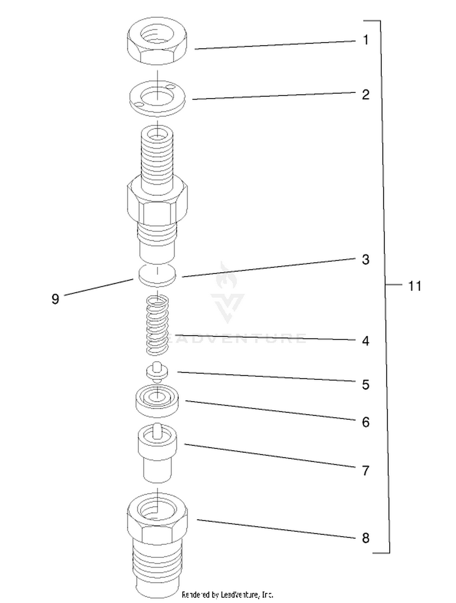 Nozzle Holder Assembly No. 98-9468