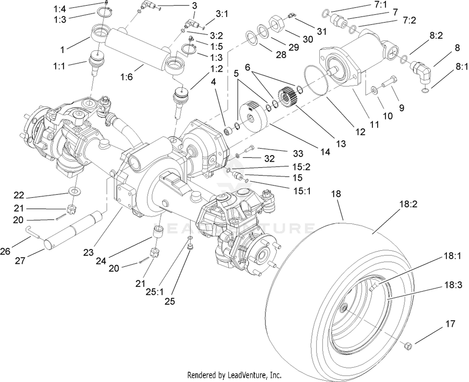 Rear Axle Assembly