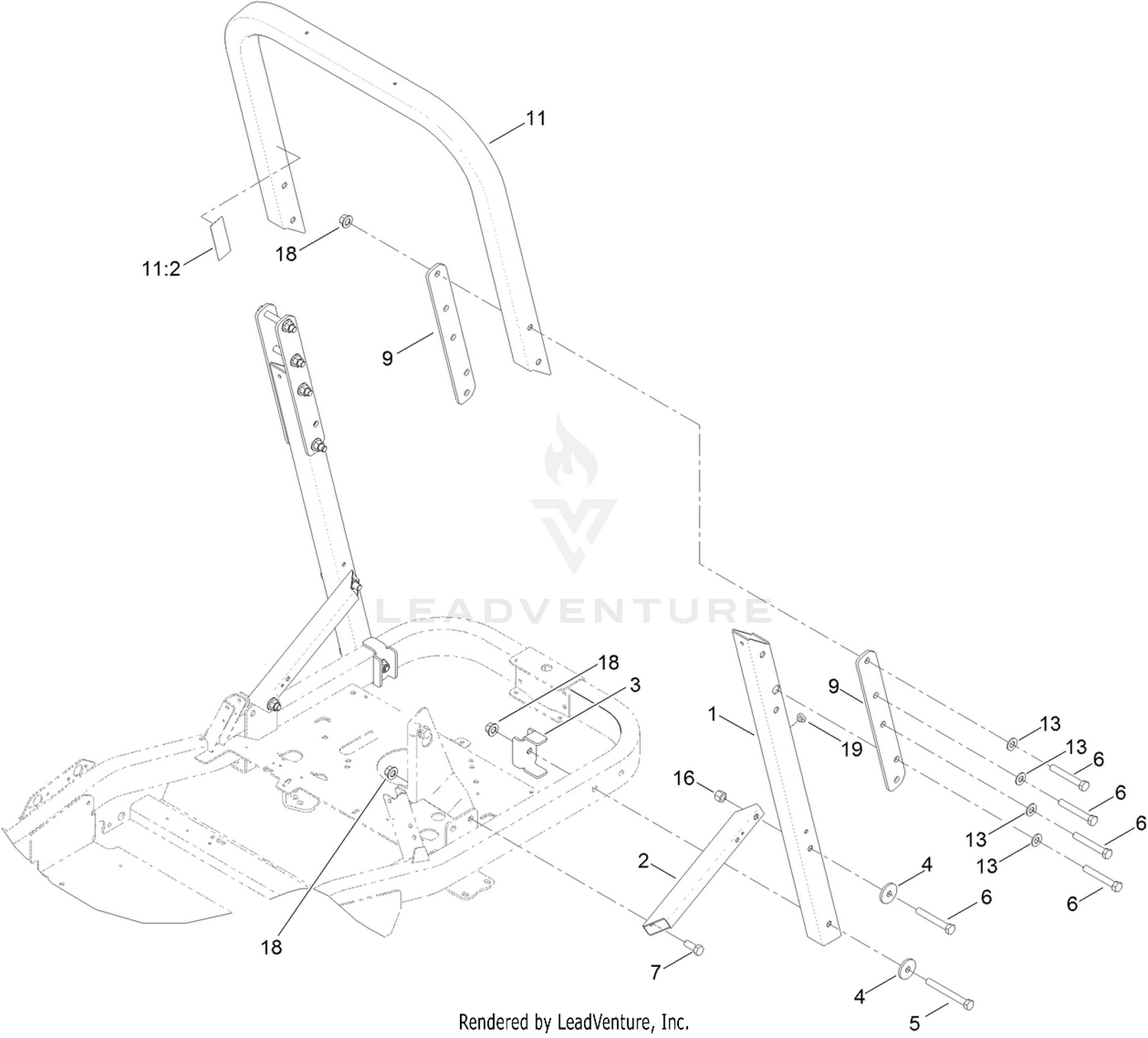 Roll-Over Protection System Assembly