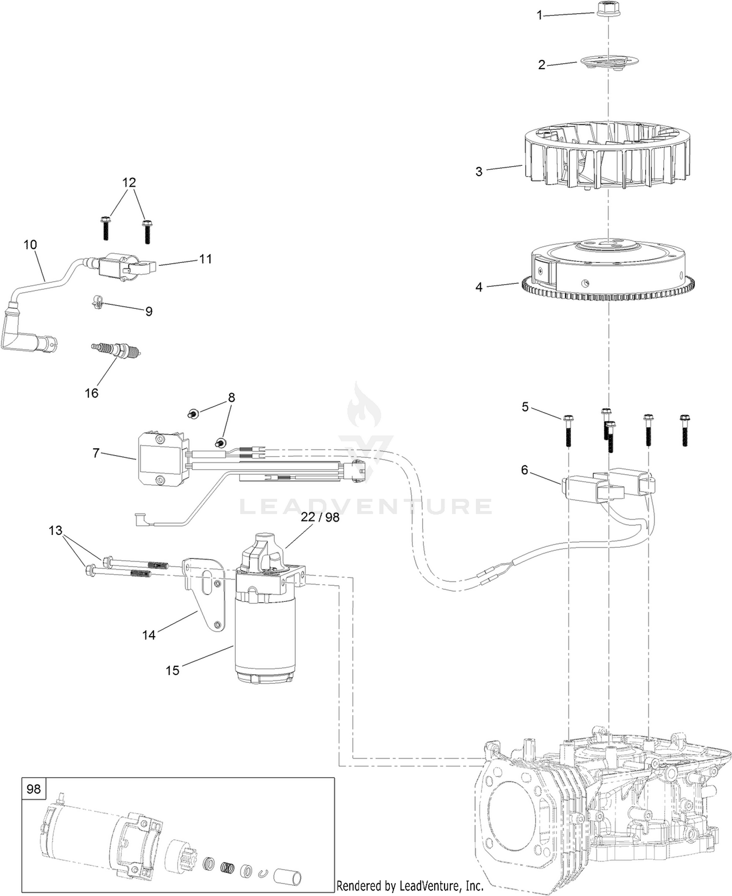Ignition and Electrical Assembly