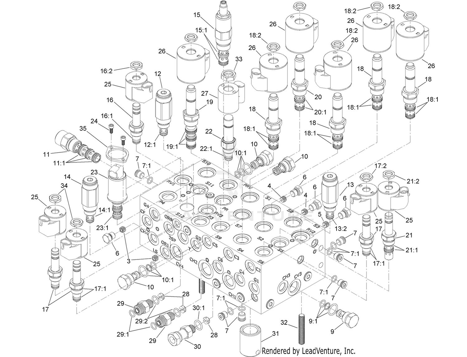 Combination Manifold Assembly No. 137-5582