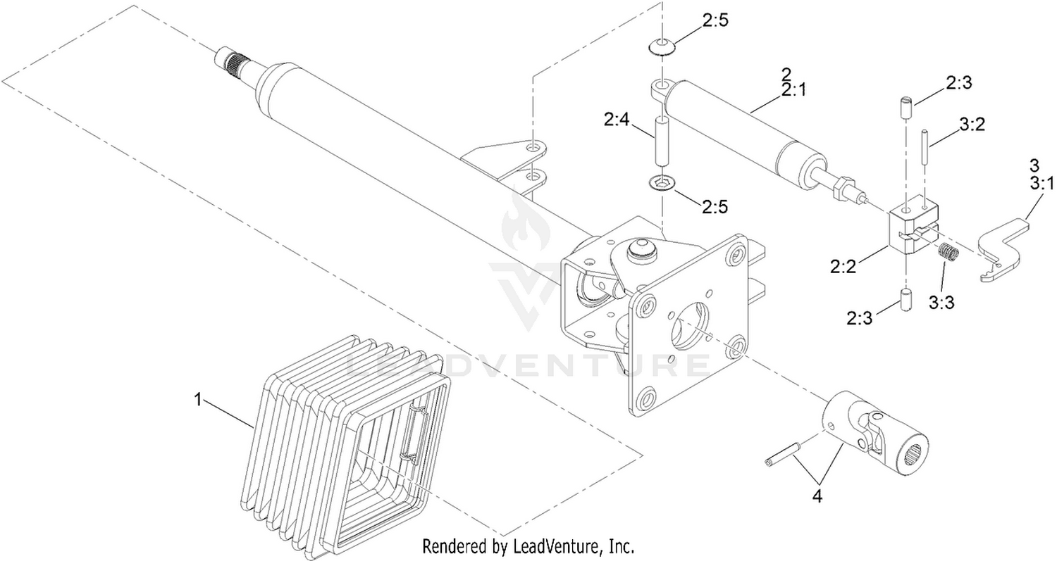 Steering Column Assembly No. 132-6230