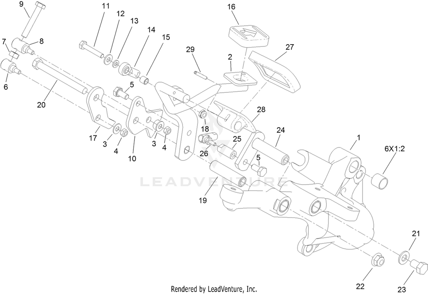 Right Hand Support Platform Assembly 2