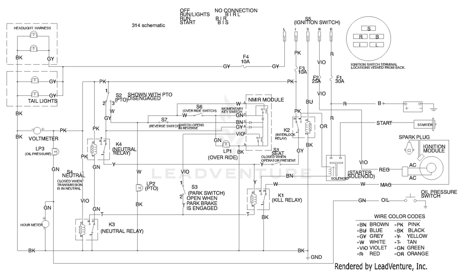 Electrical Schematic (model 73449 Only)