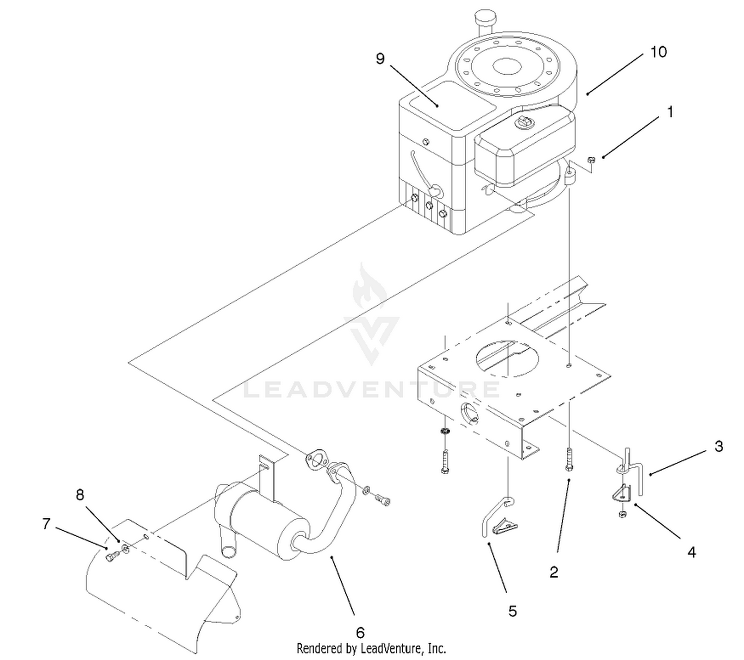 Engine System Components Assembly