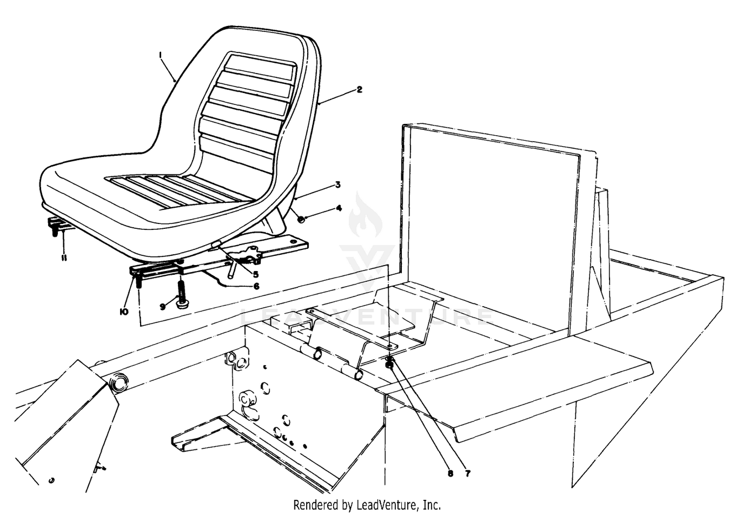 Standard Seat Kit Model No. 30770