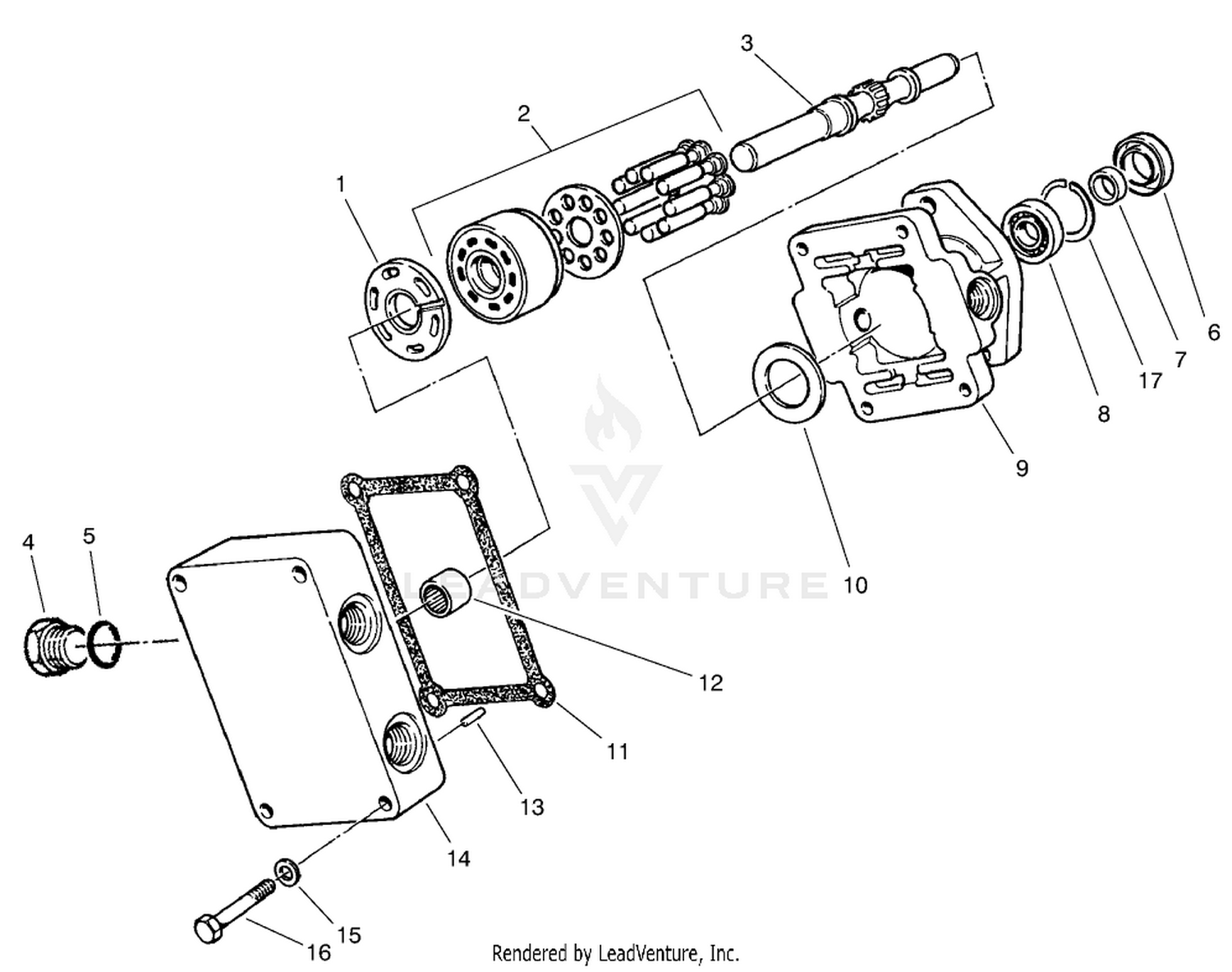 Hydraulic Motor No. 92-2556