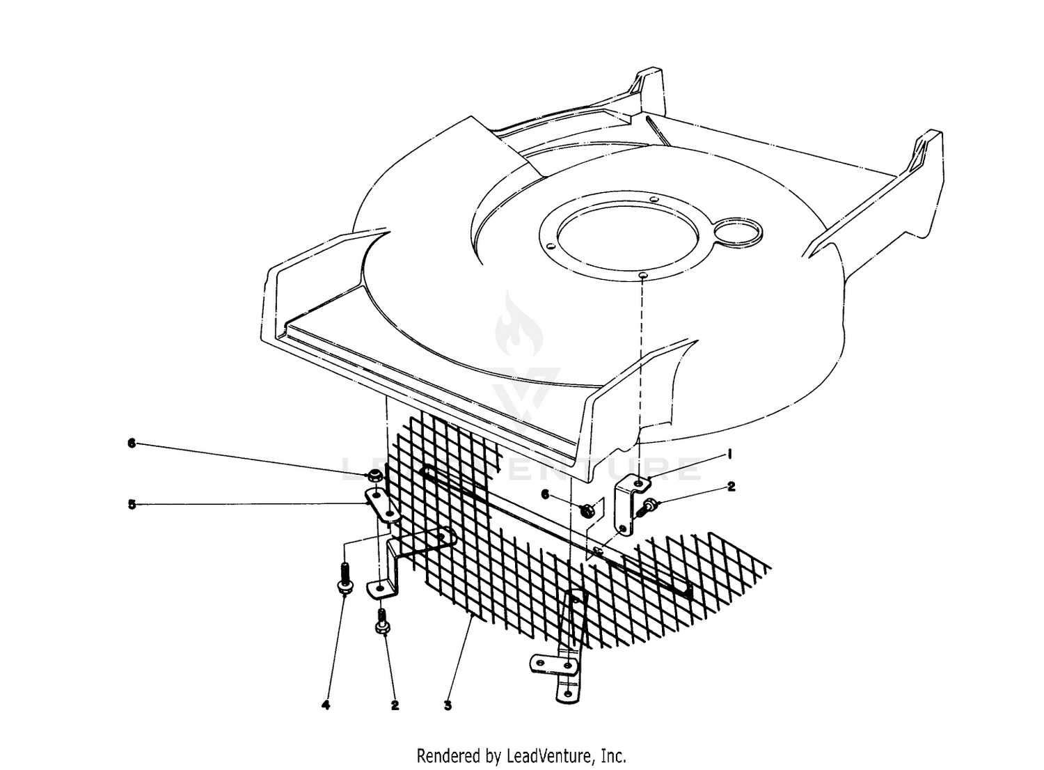 Leaf Shredder Kit No. 59105 (optional)