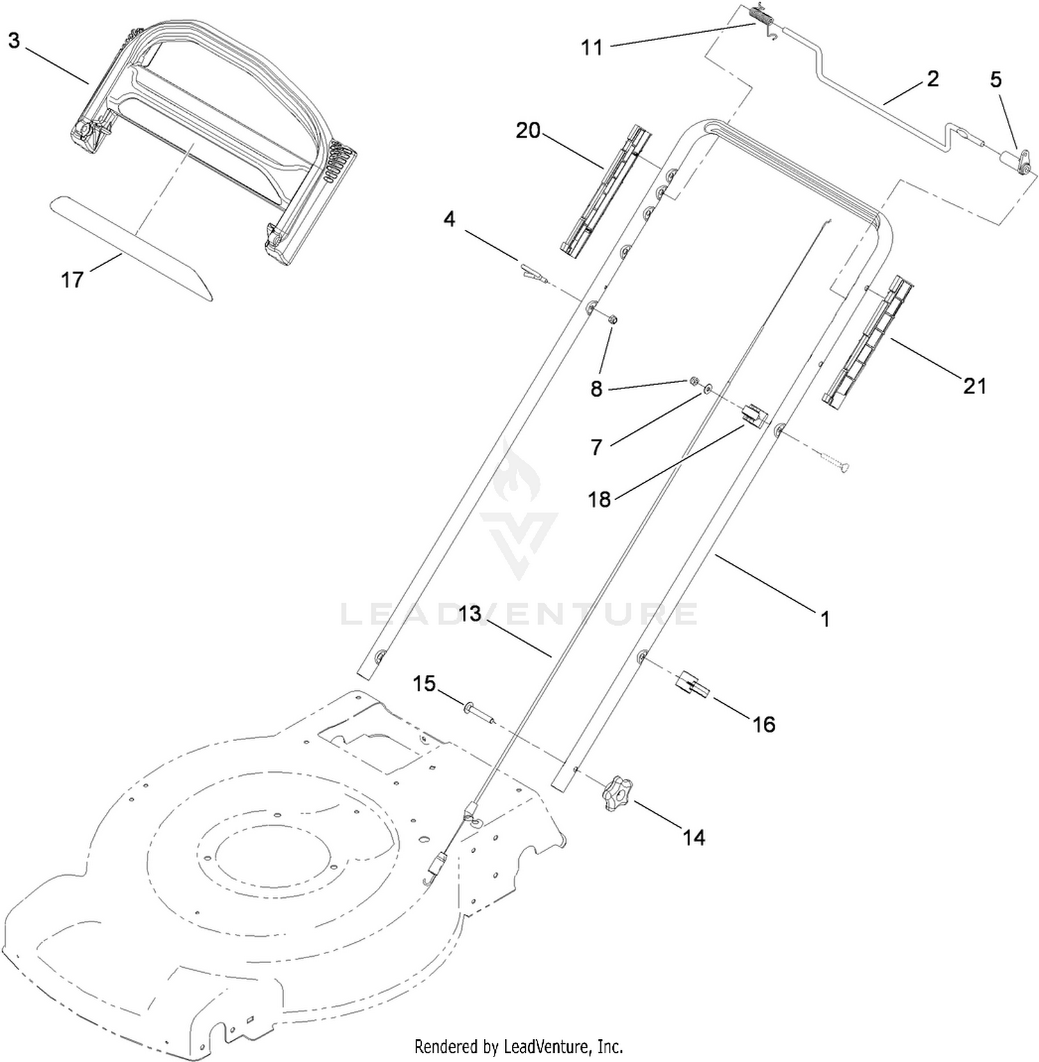 Upper Handle Assembly