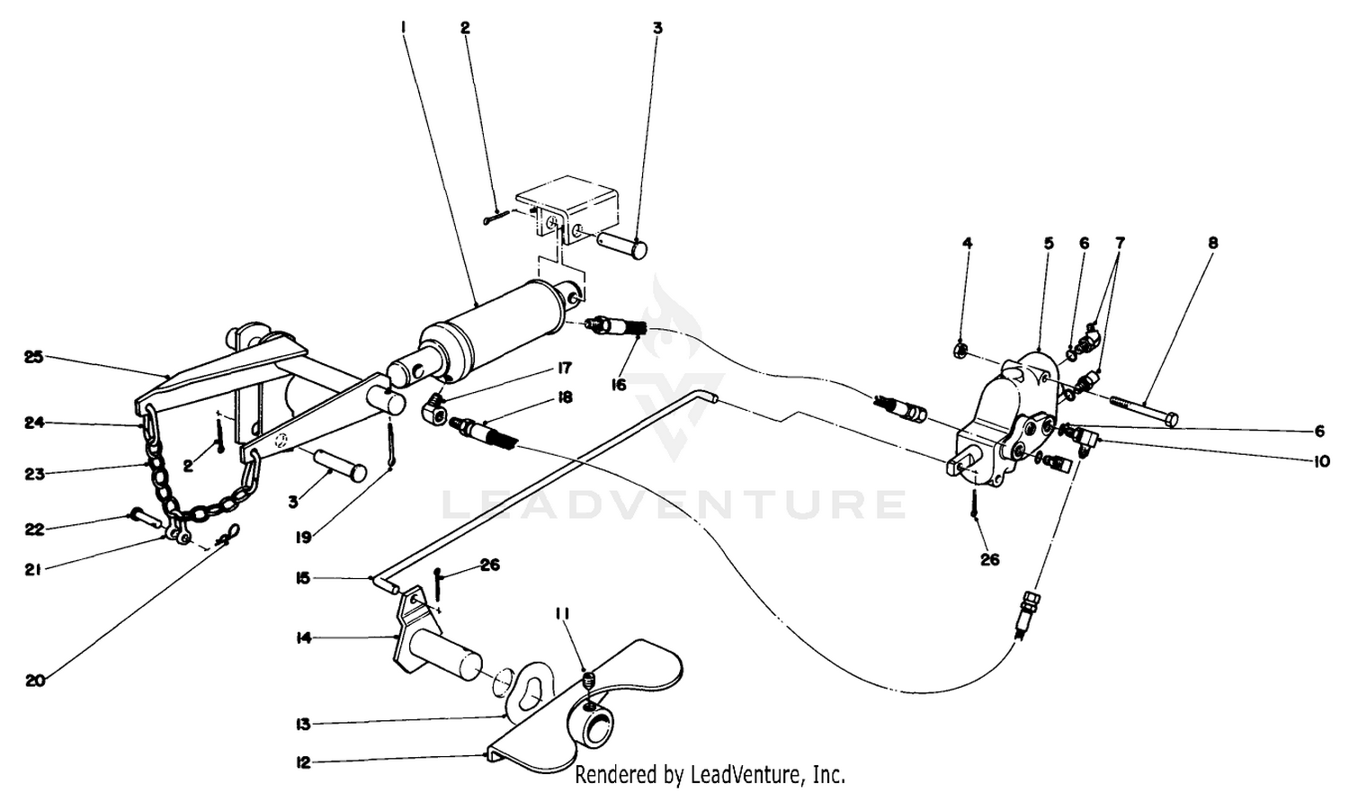 Lift Cylinder Hydraulic Valve