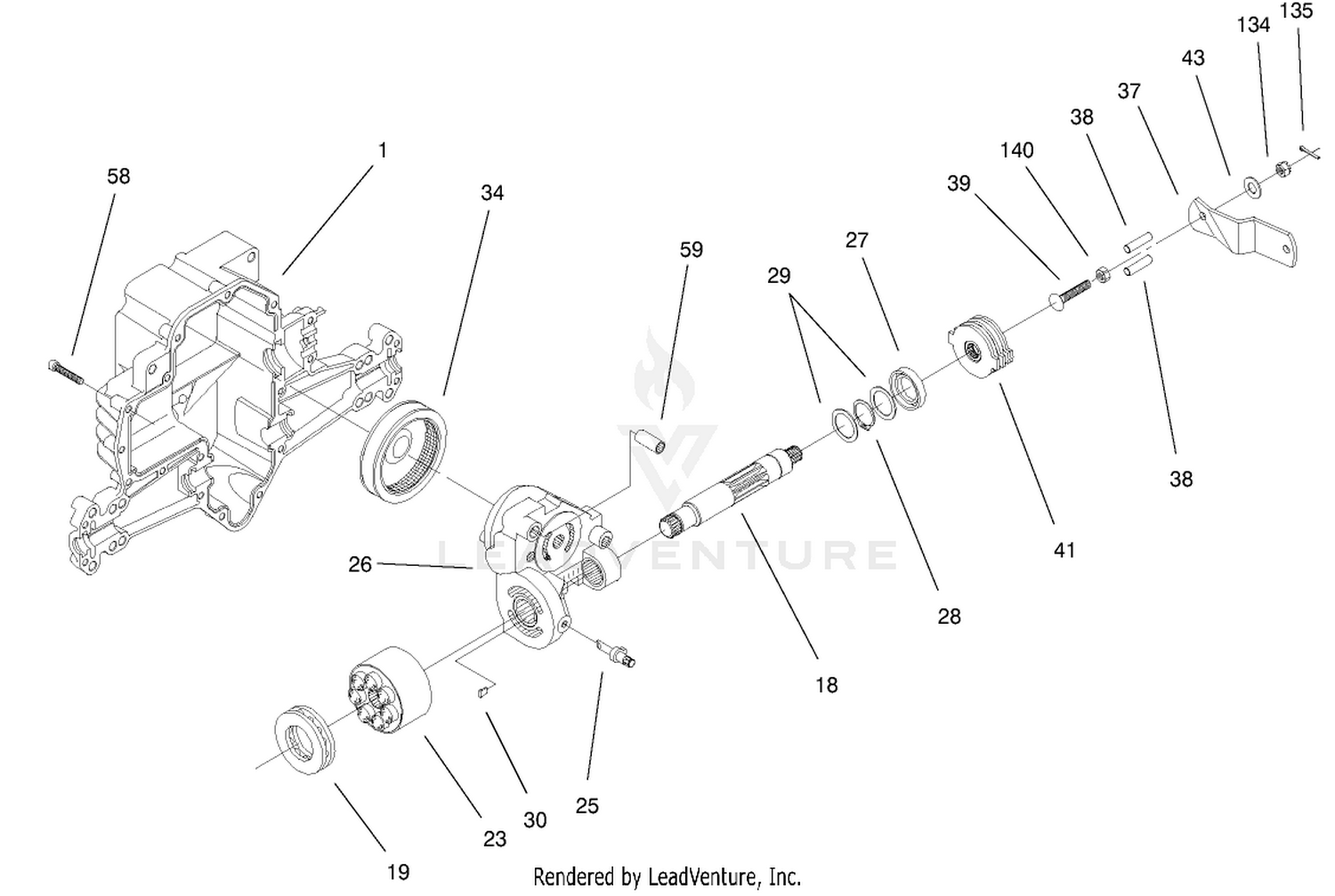 Hydro Transaxle Assembly (cont.) 2