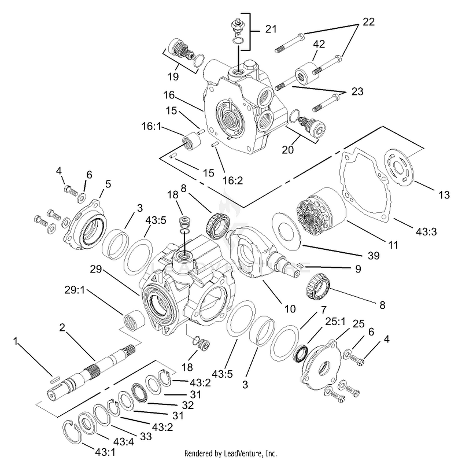 Piston Pump Assembly No. 104-4890