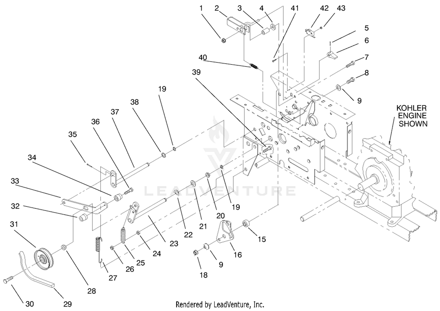 Hydro Drive, Parking Brake