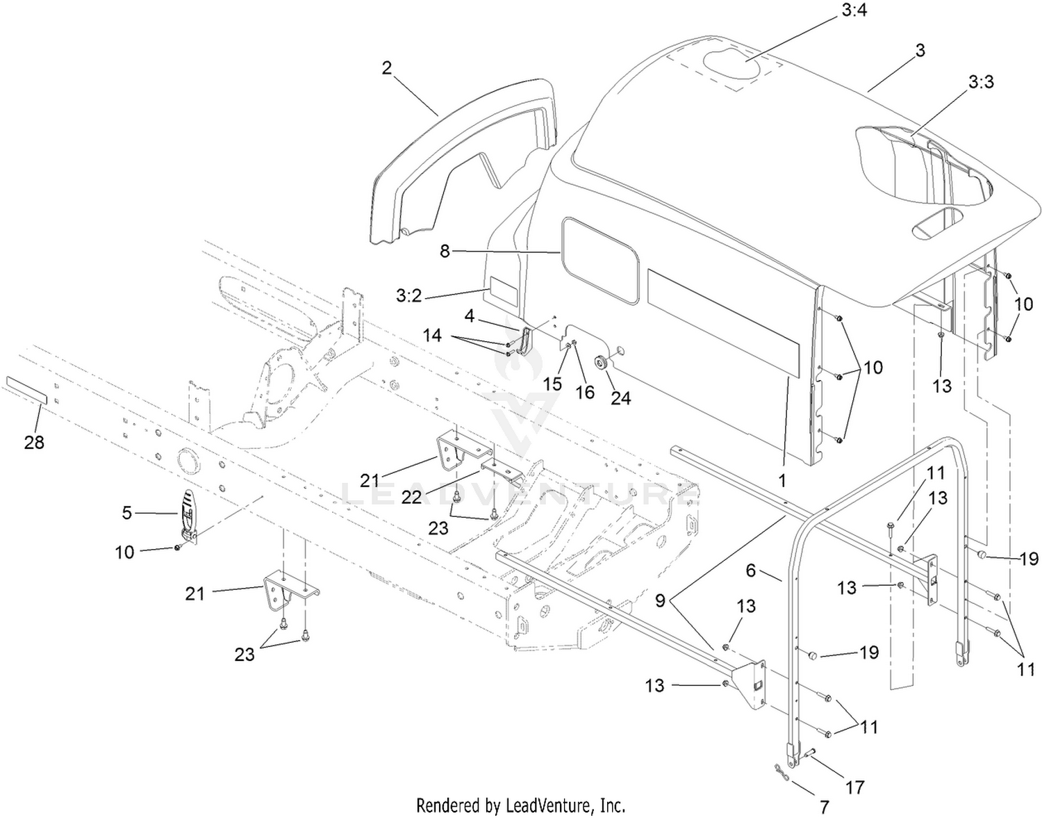 Hood and Body Panel Assembly