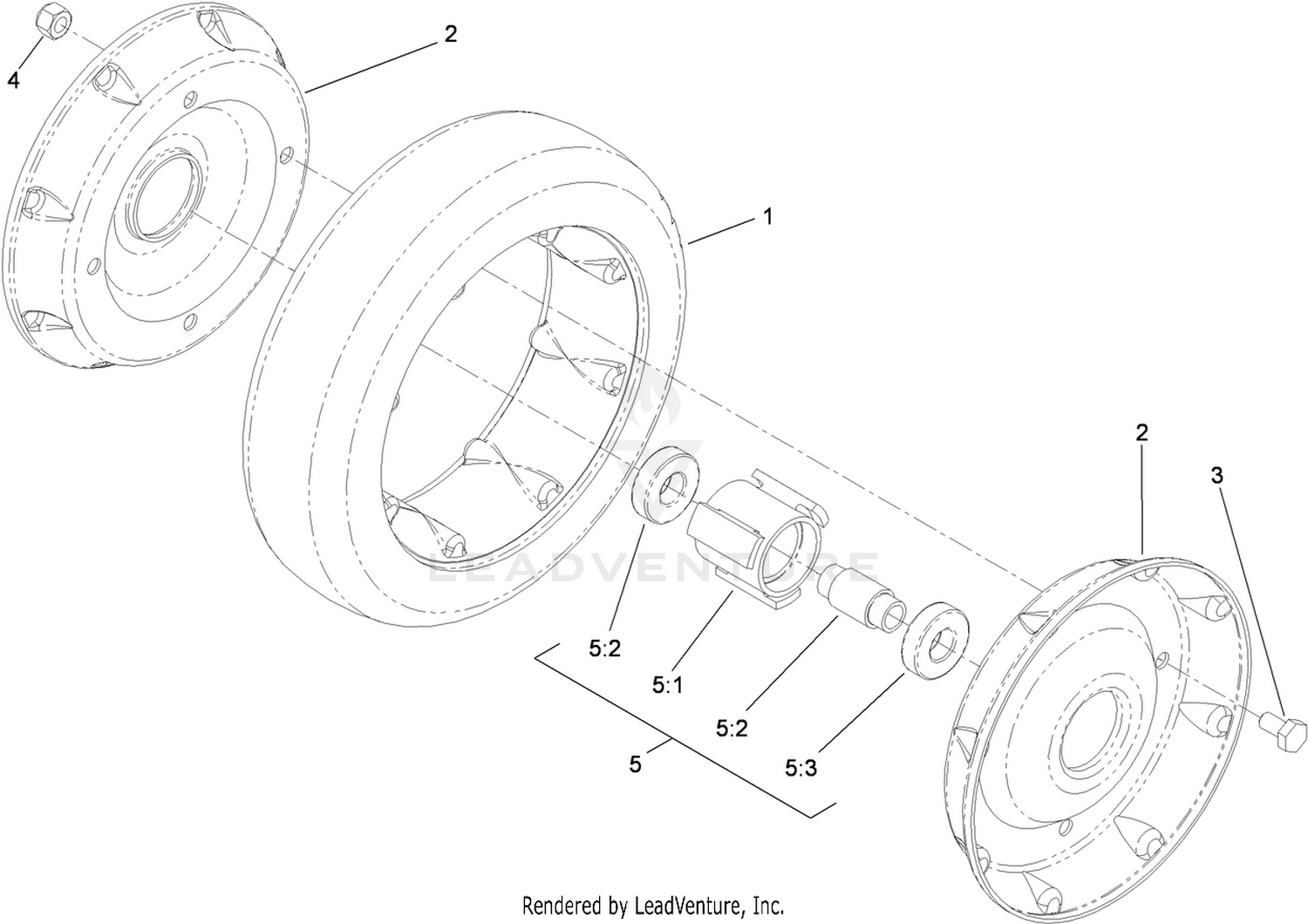 Wheel Assembly No. 53-7720