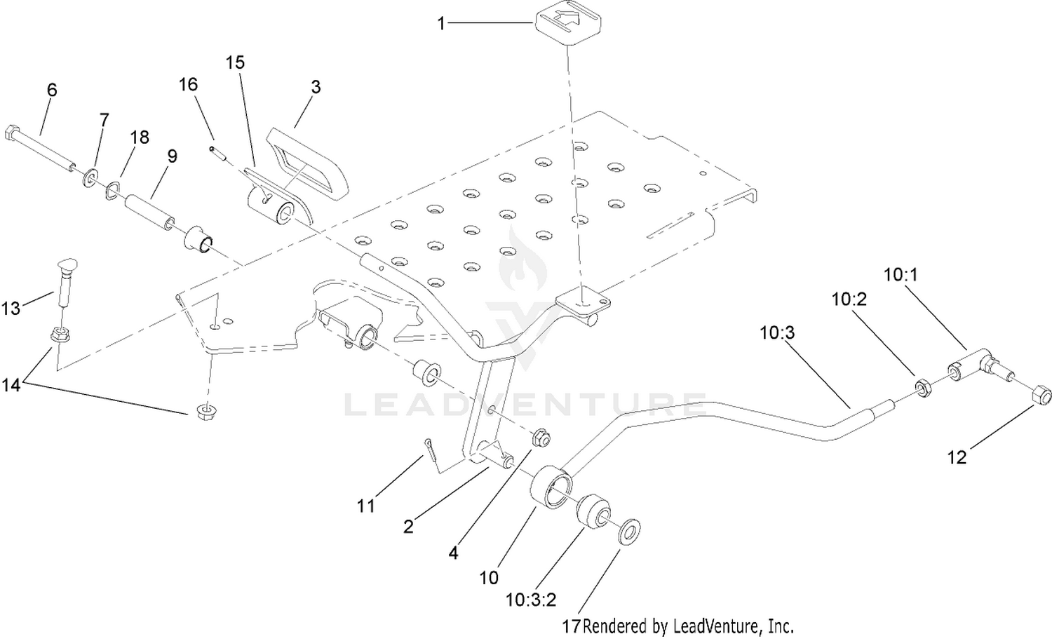 Traction Pedal Assembly