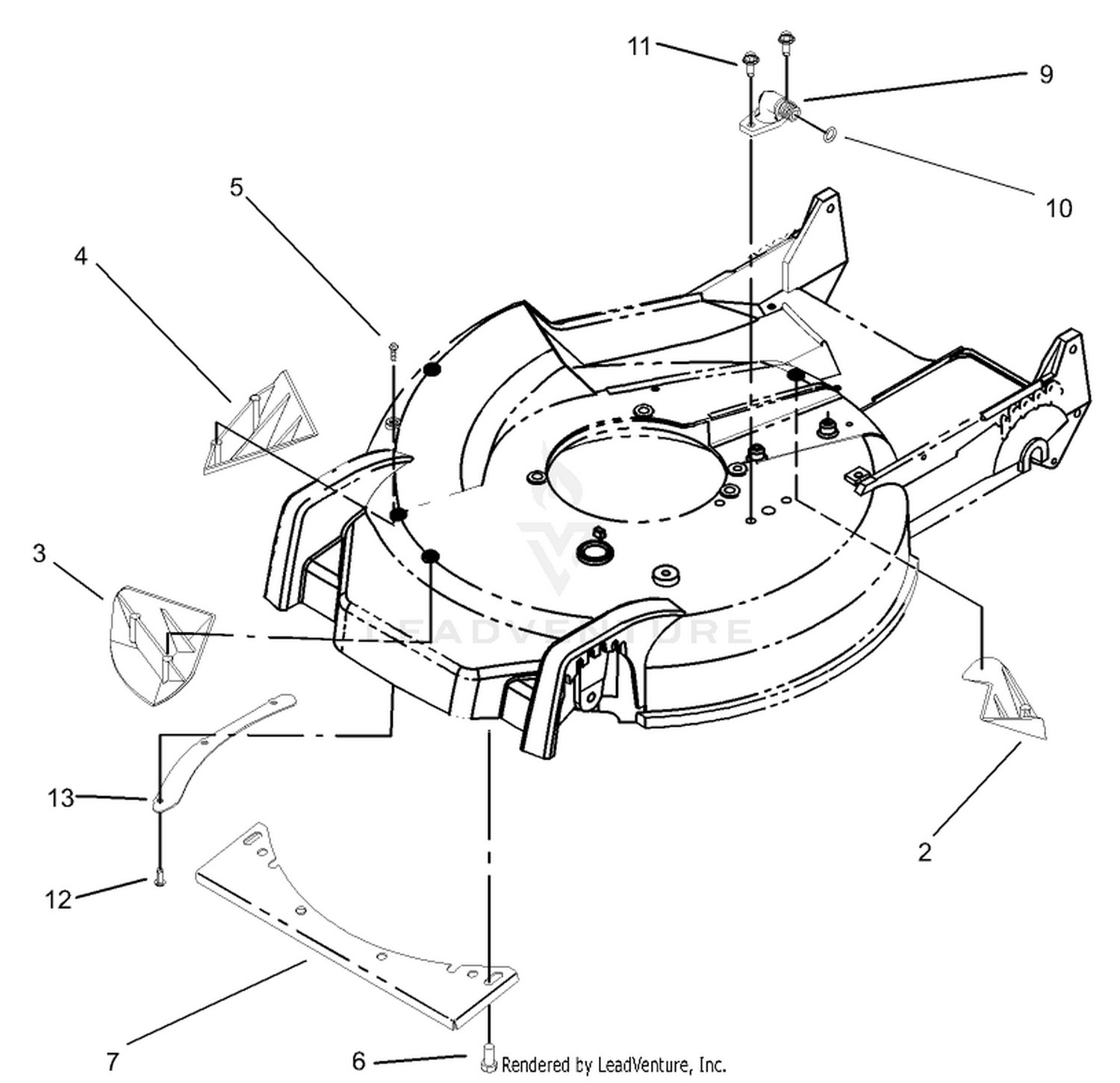 Housing, Kicker, and Washout Assembly No. 105-1309