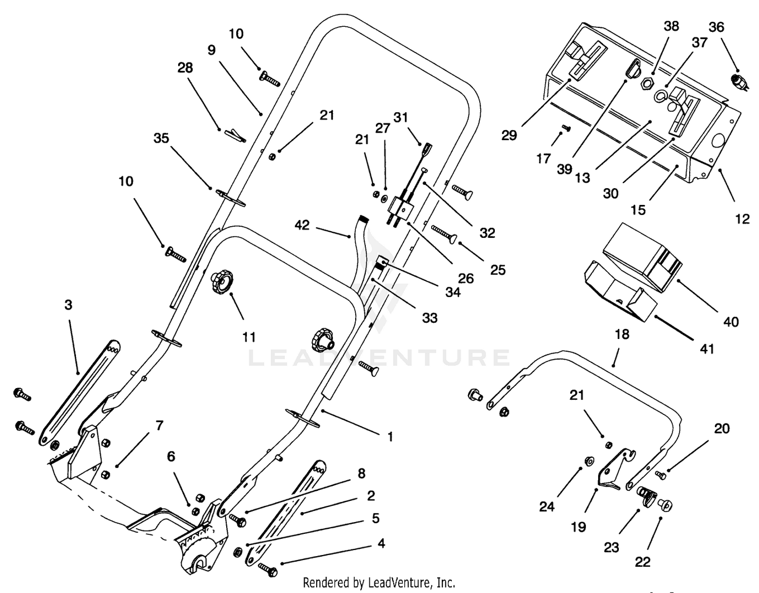 Handle Assembly (model No. 20473 Only)