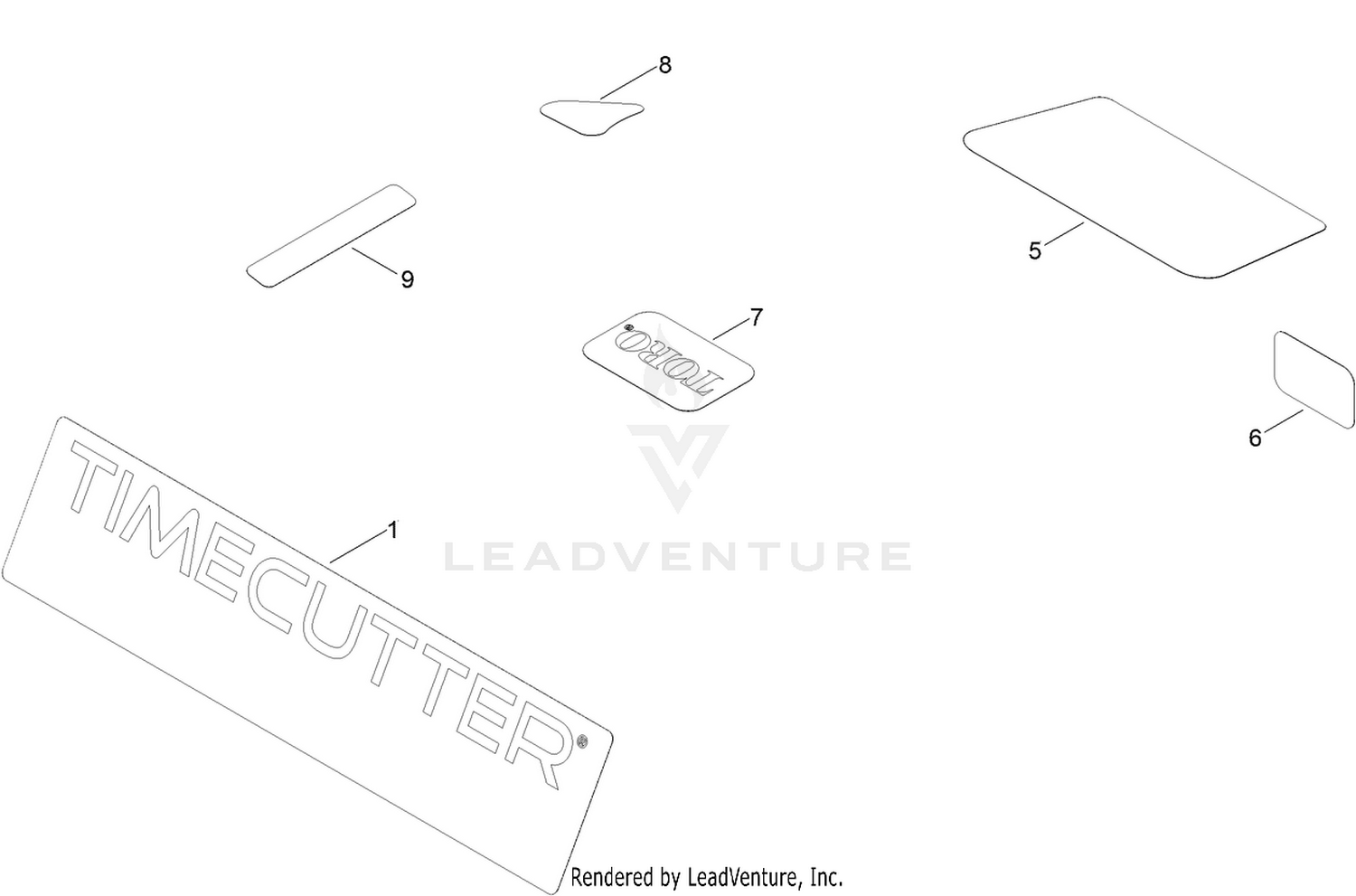 Model Specific Decal Assembly