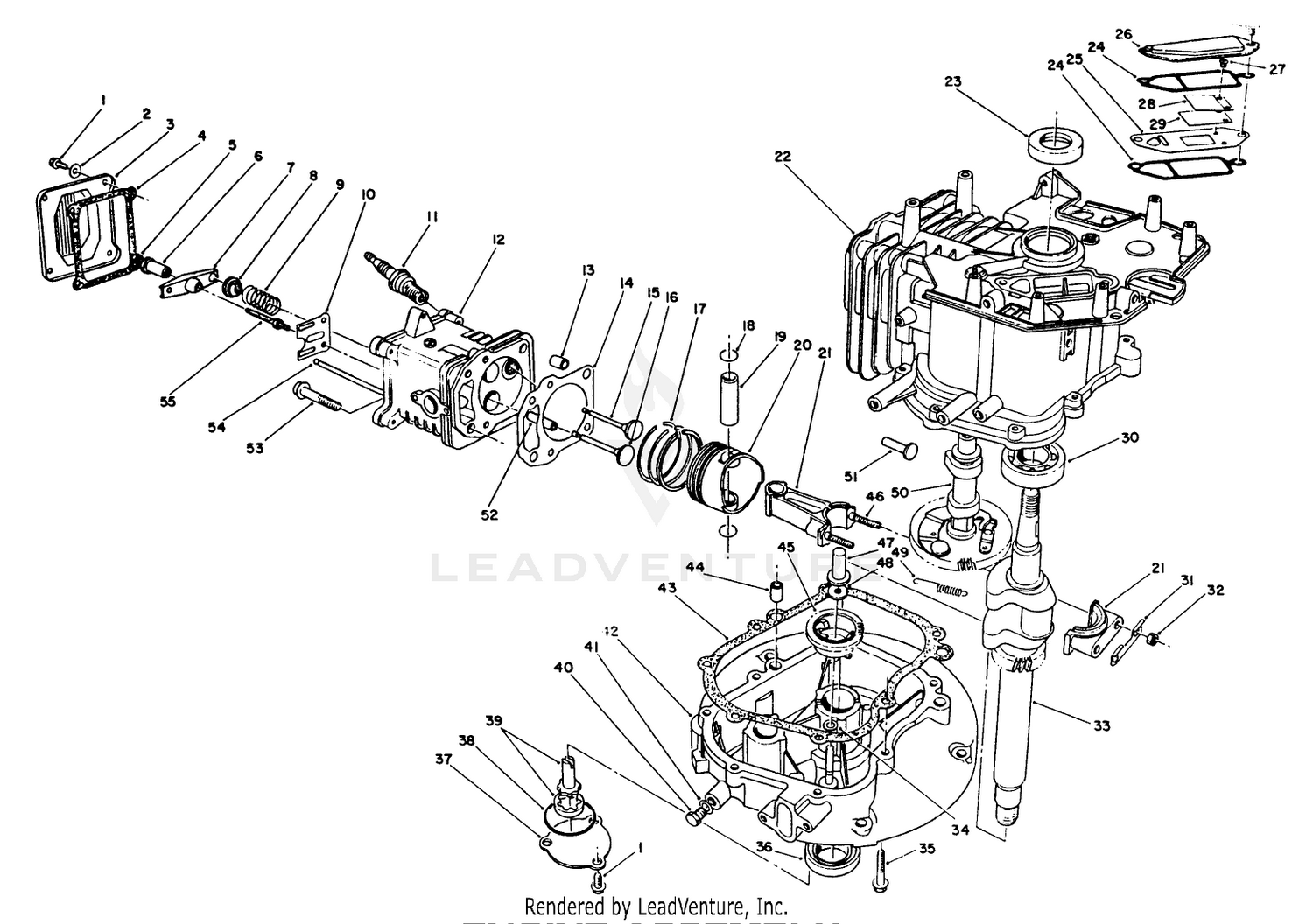 Engine Assembly (continued)(model No. Vmk9-2)