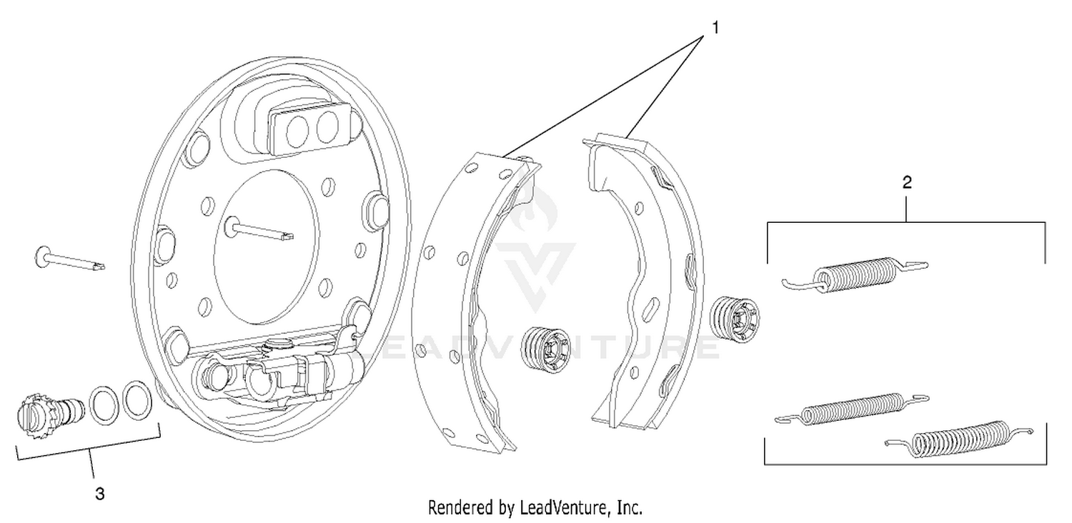 Left Hand Brake Assembly No. 99-7137