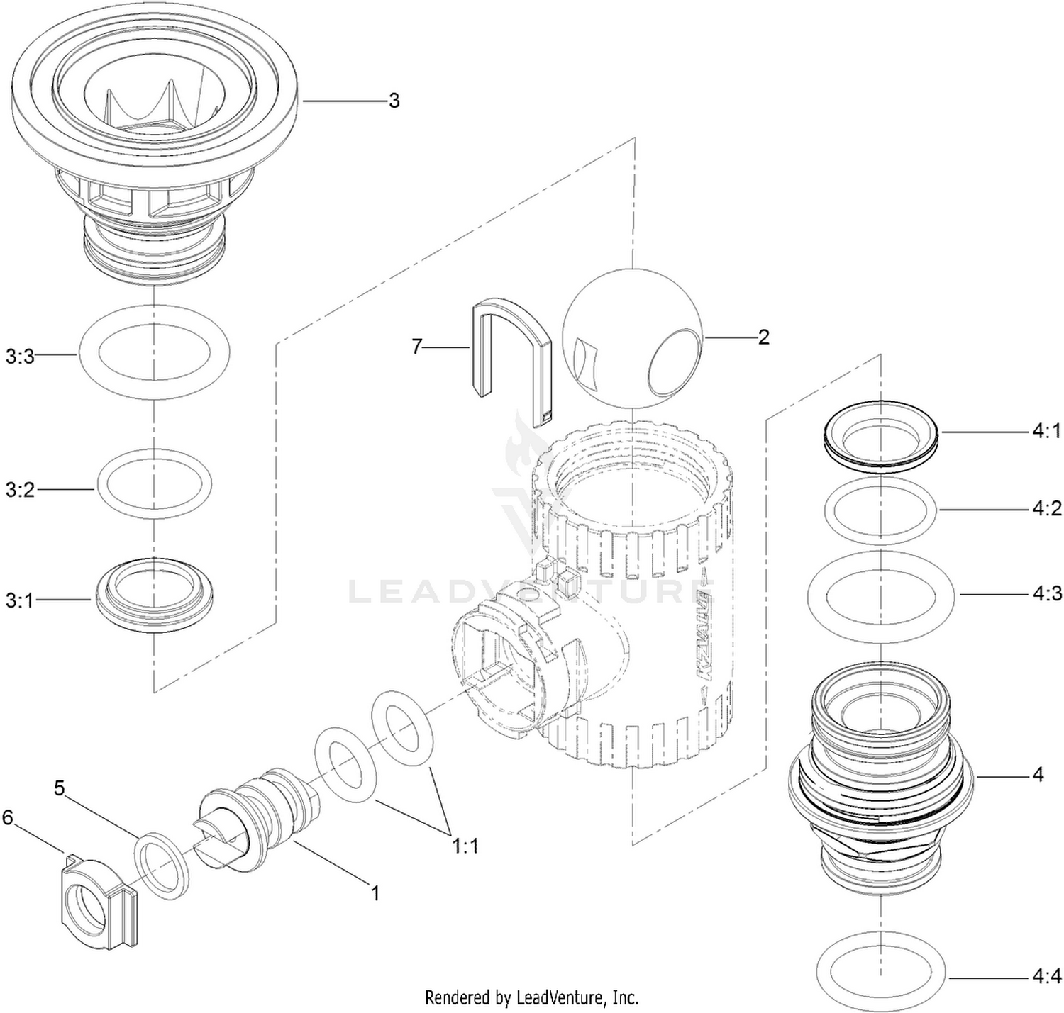 2 Way Valve On/Off Assembly No. 131-0250
