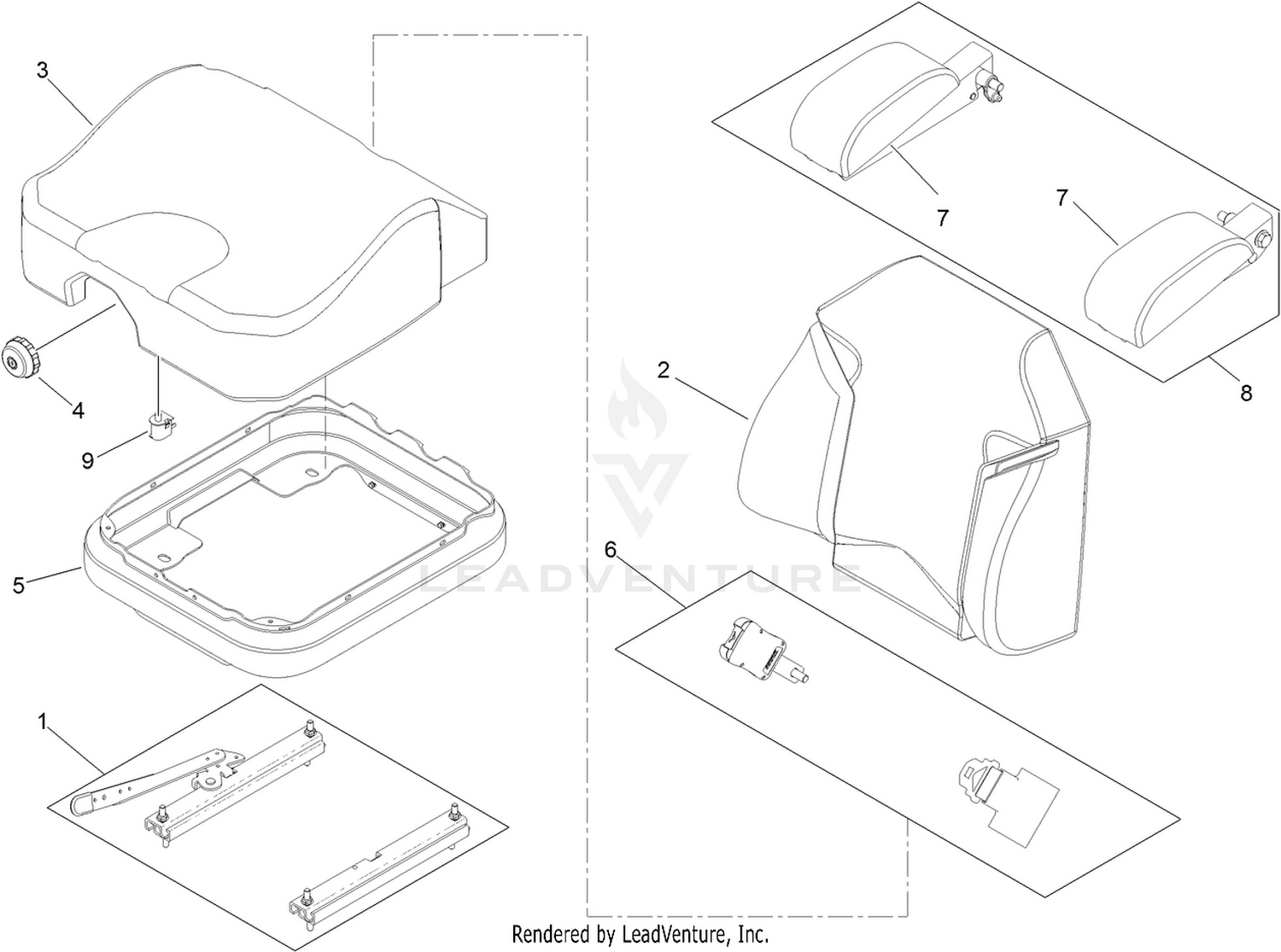 Seat Assembly No. 125-3107