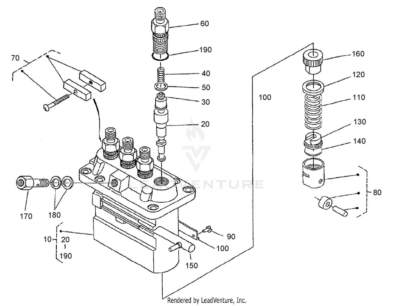 Injection Pump (Component Part) Assembly