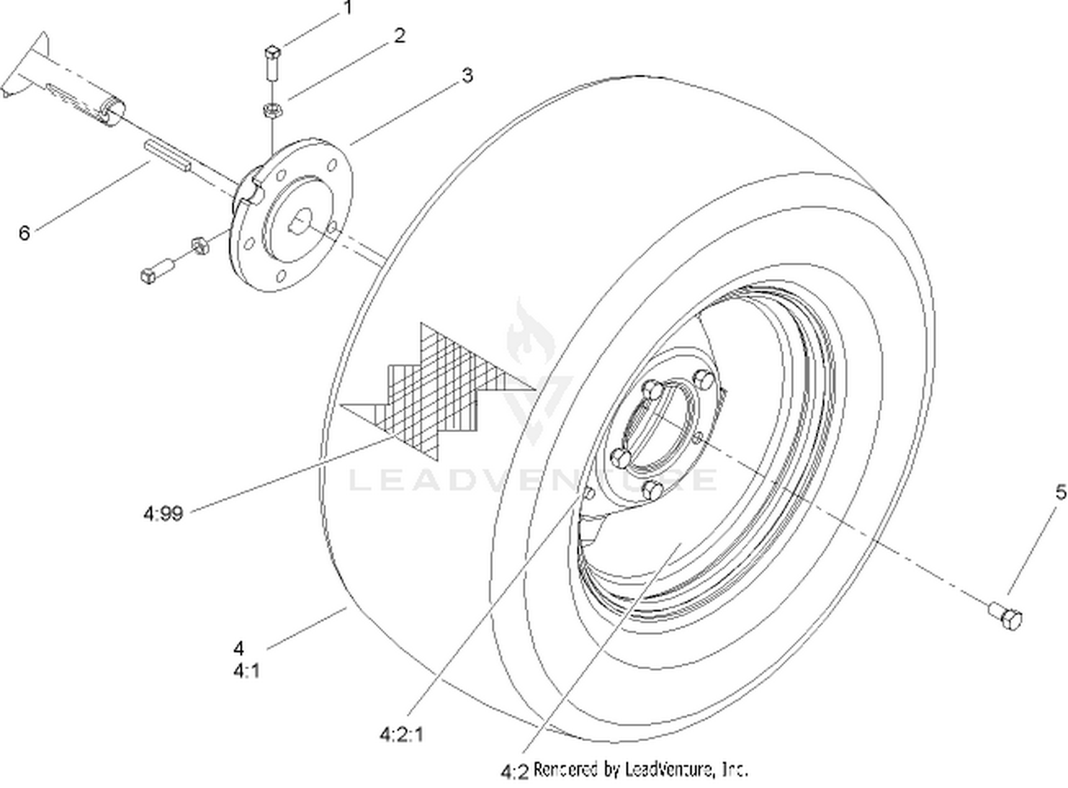 Rear Wheel Assembly