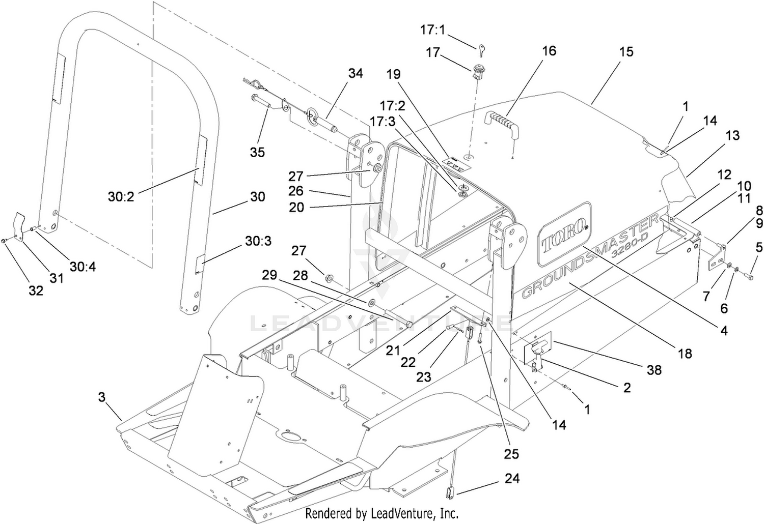 Frame and Hood Assembly