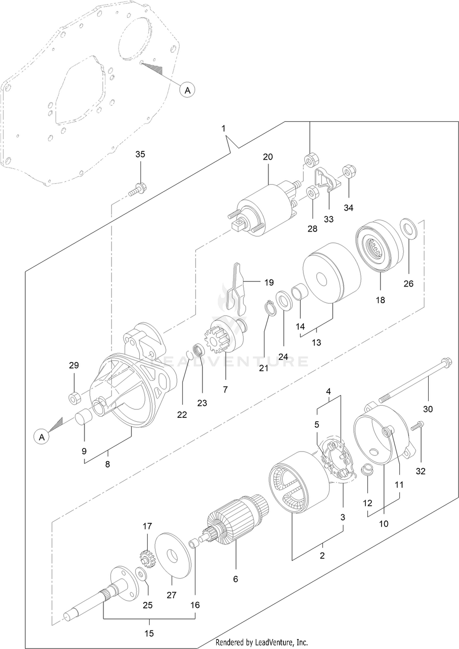 Starter Motor Assembly