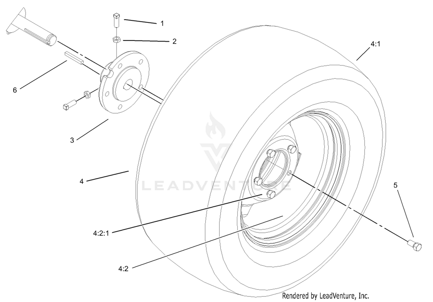 Rear Wheel Assembly