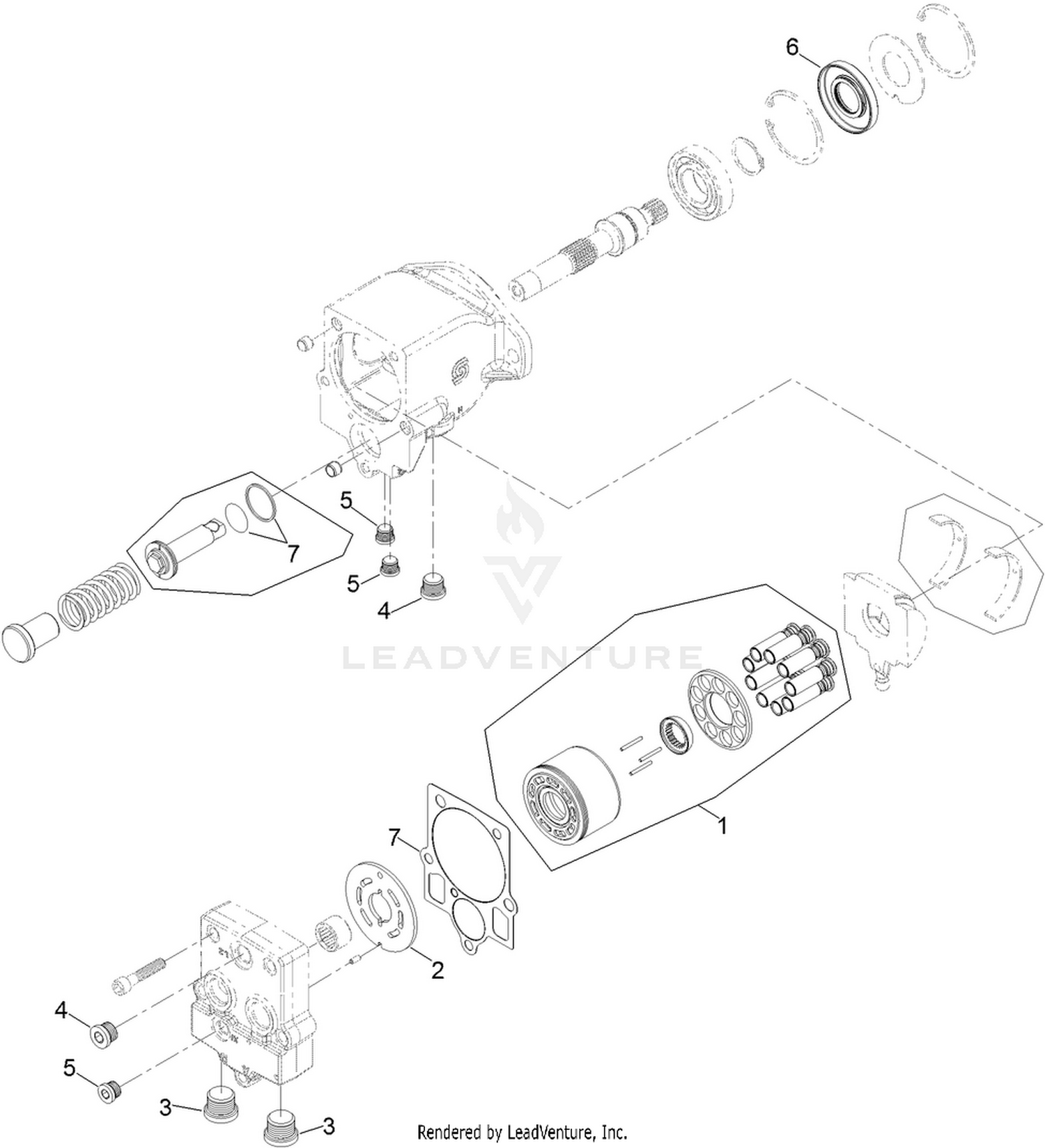 Piston Motor Assembly No. 136-2939