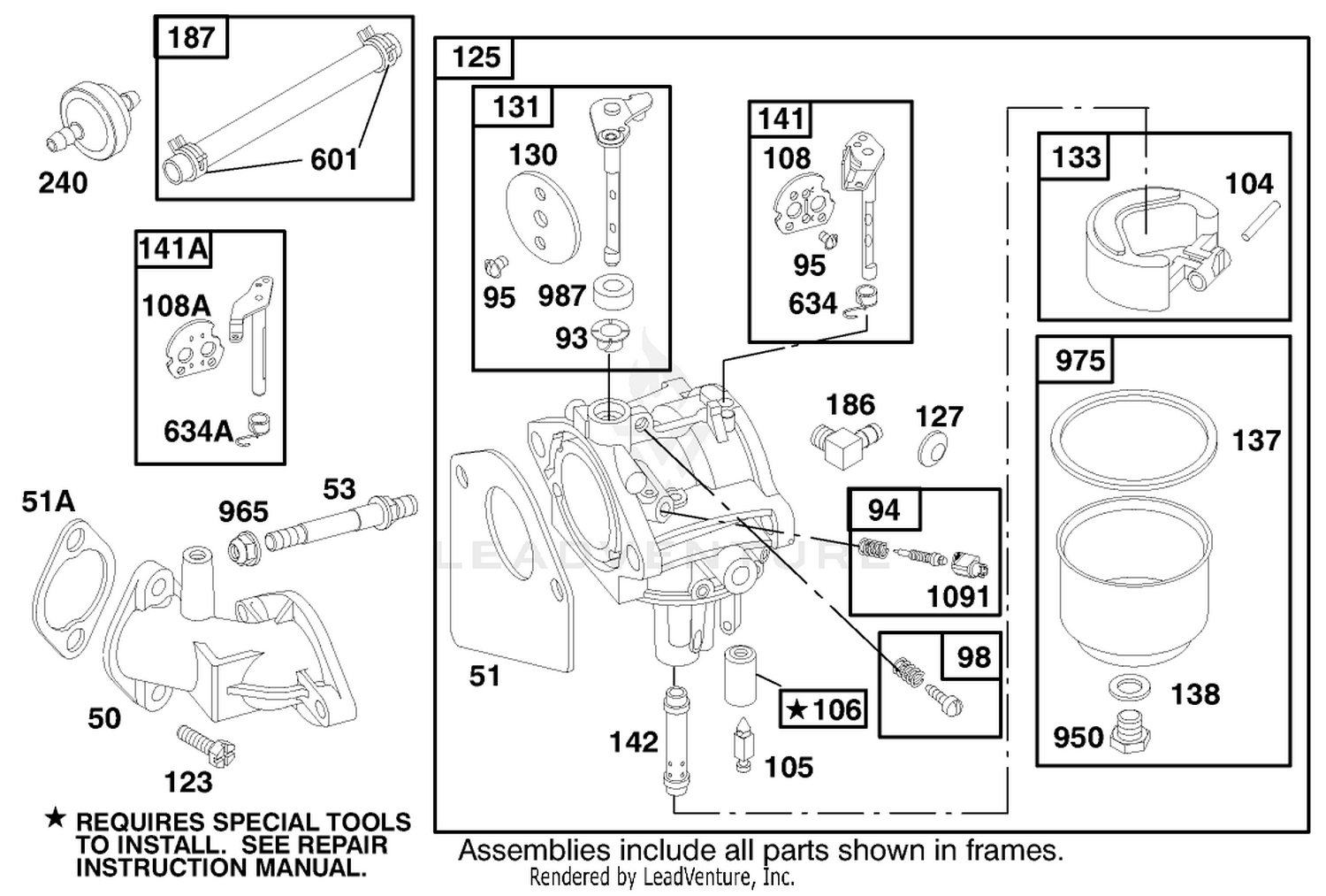 Engine Briggs  Stratton Model 28m707-1122-E1 4