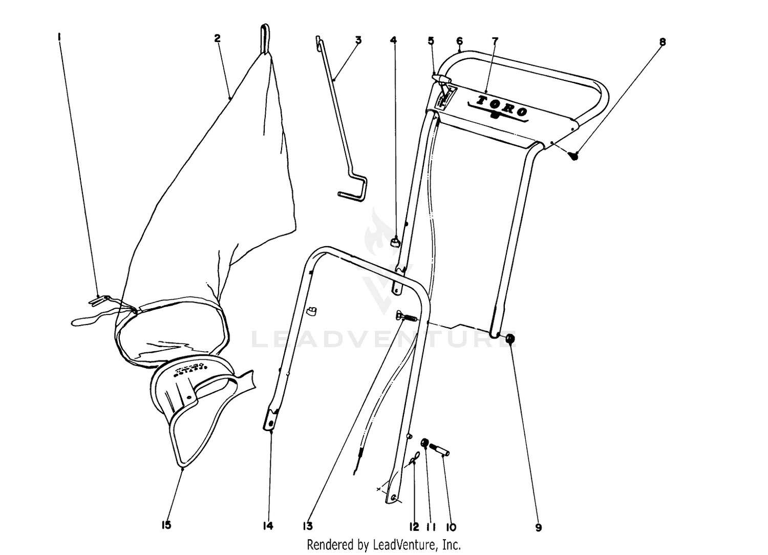Handle Assembly Model Nos. 18400  19500