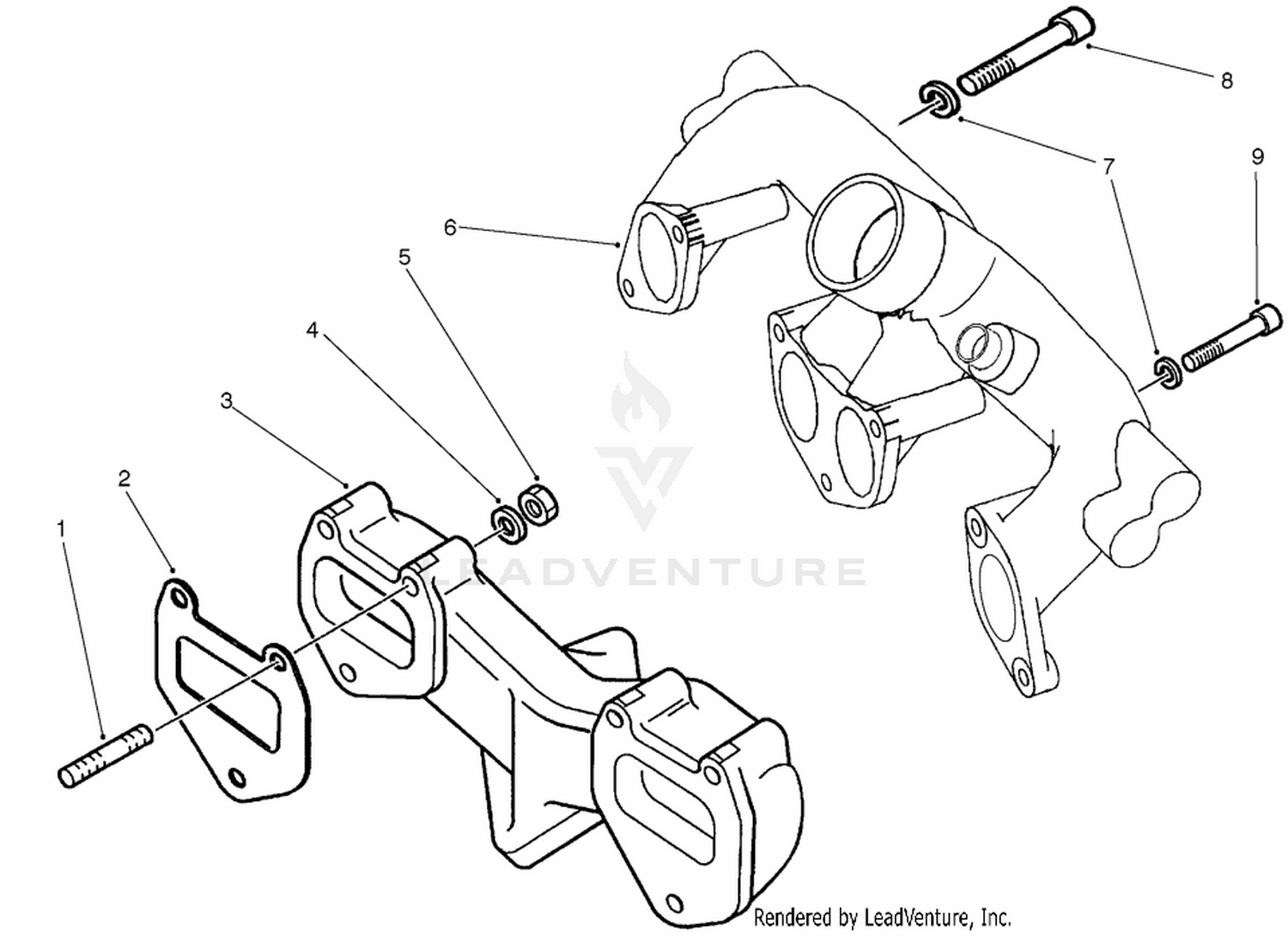 Intake And Exhaust Manifold Assembly