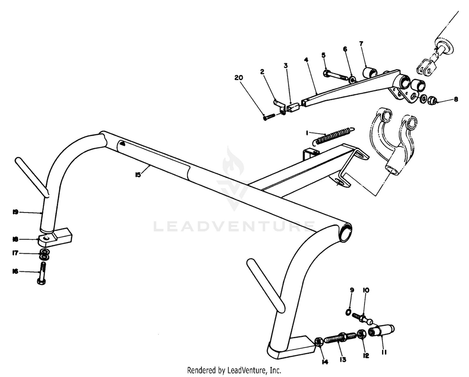 Direct Suspension Pull Frame Kit Model No. 04452 (optional)(continued) 2