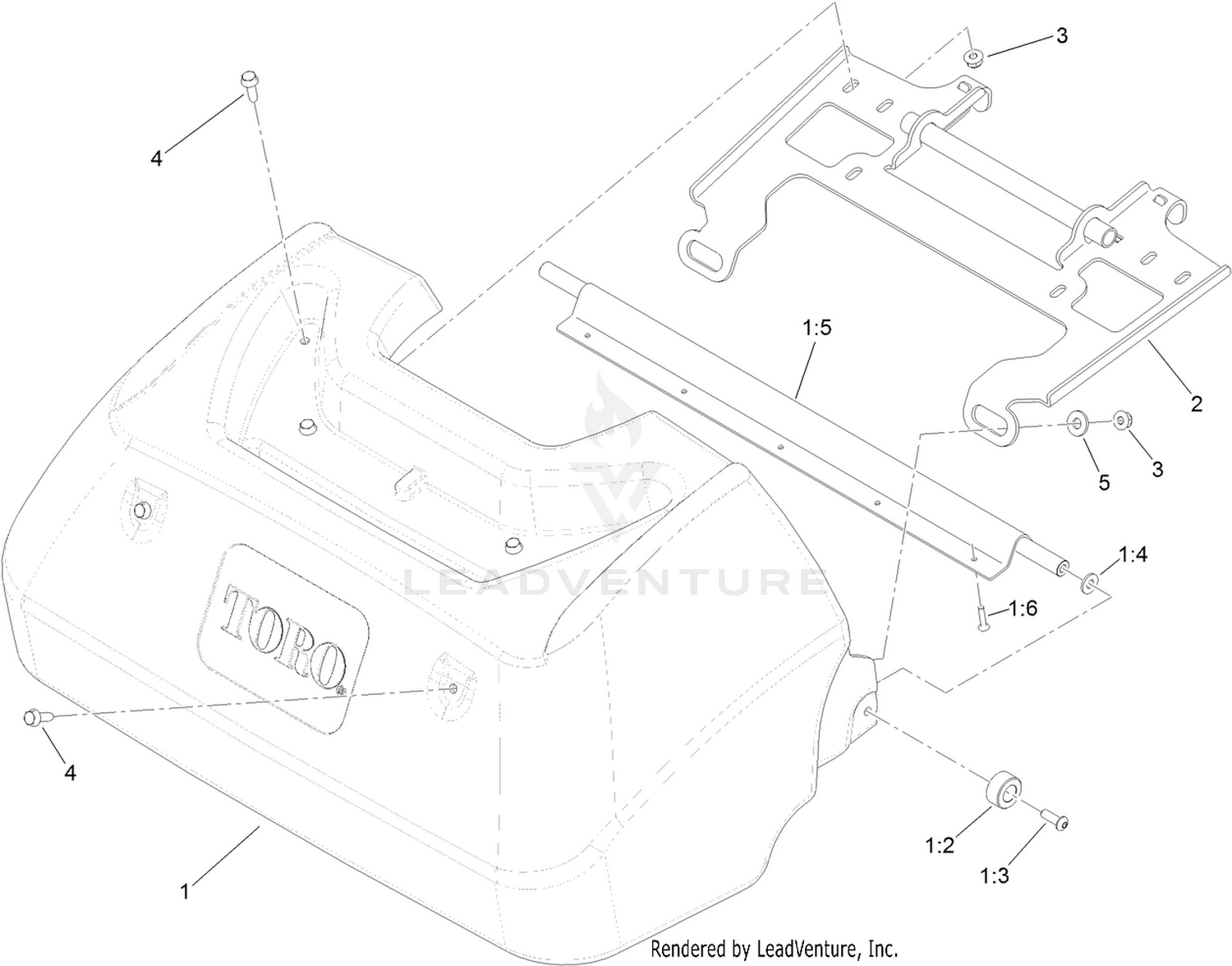Grass Basket Assembly No. 125-3500