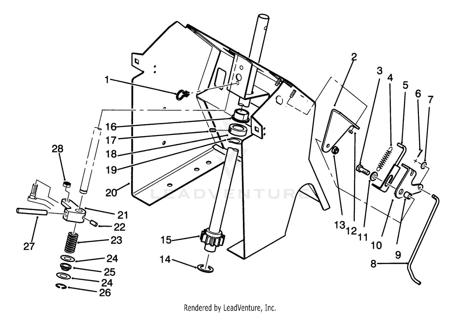 Steering Shaft And Indicator Assembly