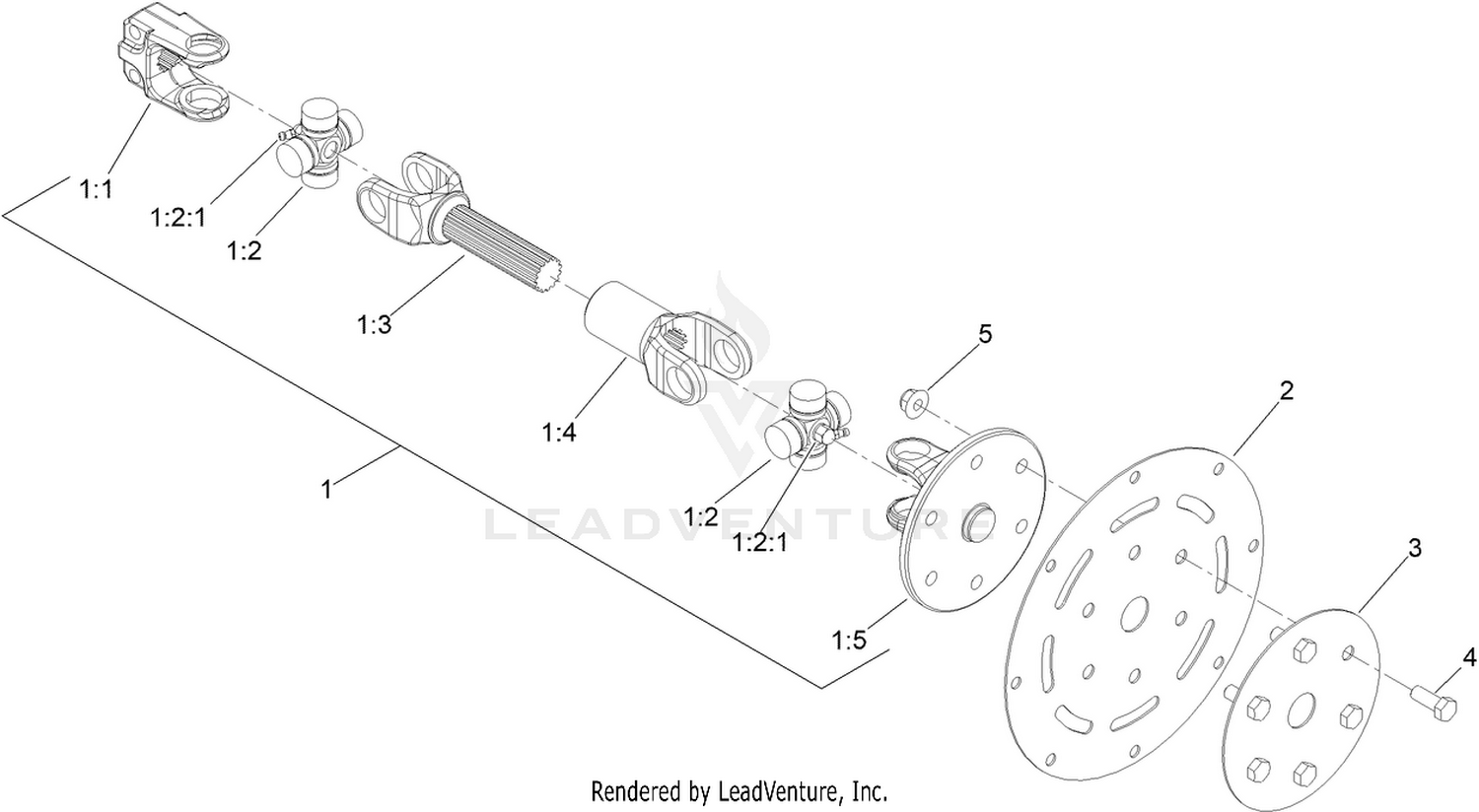 Driveshaft Assembly No. 145-2508